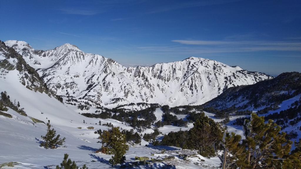 pocas nevadas al norte de la Cerdaña a finales de Enero del 2019