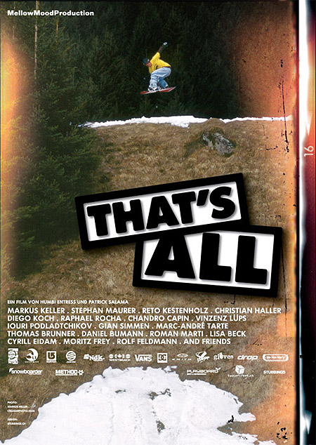 Desde suiza llega esta pelí­cula de snowboard de bajo presupuesto aunque no lo parezca