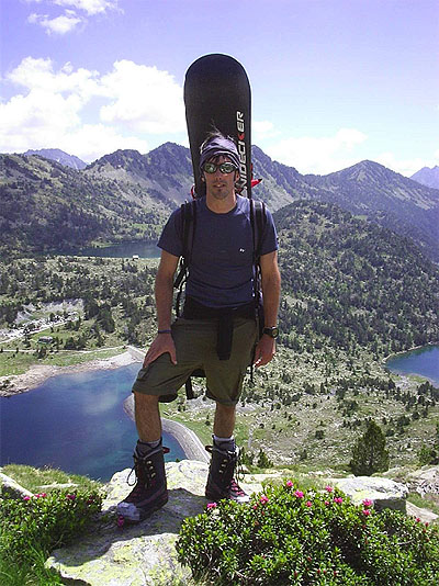 Xabier, fanático del snowboard de montaña, se presenta en el blog de snow de montaña