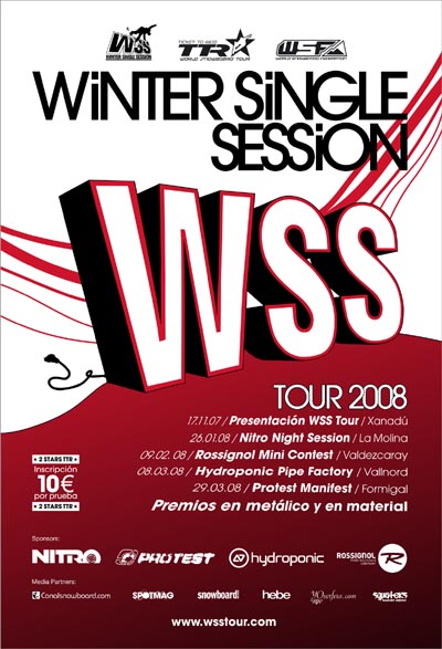 Presentación de las Winter Single Sessions 2008, pruebas puntuables dentro del TTR