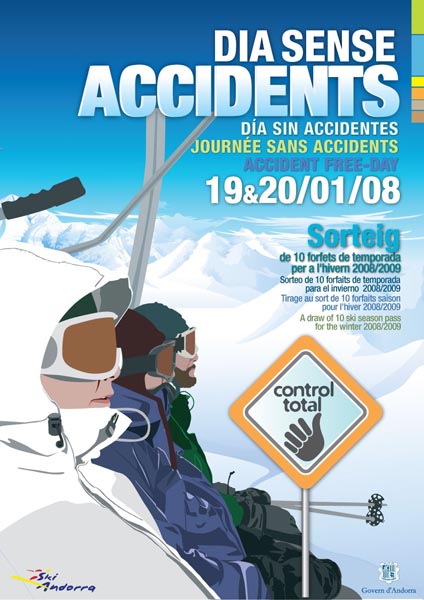 Día sin accidentes en Andorra